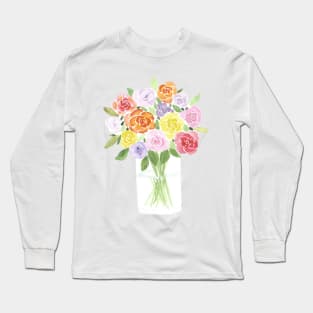 Roses on Vase Long Sleeve T-Shirt